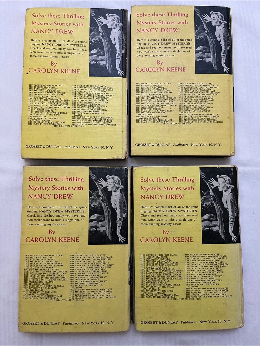 Vintage Nancy Drew Set by Carolyn Keene, Grosset & Dunlap - Picture 6 of 7